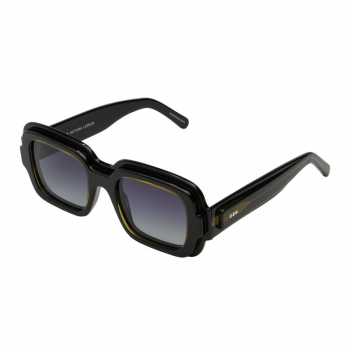 Komono Sonnenbrille Victoria Lebrun, black sage, schwarzer Rahmen, getönte Gläser